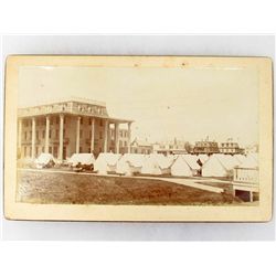 EARLY HISTORIC ENCAMPMENT PHOTO IN THE CAPE MAY / ATLANTIC CITY AREA