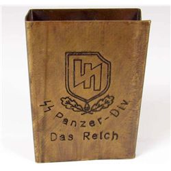 GERMAN NAZI SS PANZER DIVISION DAS REICH MATCHBOOK HOLDER
