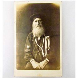 RARE EARLY RPPC REAL PHOTO POSTCARD OF W.H. HARDY - US NAVY