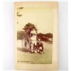 Image 1 : VINTAGE HAND COLORED MOUNTED PHOTO - RIDING THE JINIRIKISHA