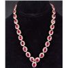 Image 1 : 14K GOLD RUBY AND DIAMOND NECKLACE