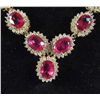 Image 2 : 14K GOLD RUBY AND DIAMOND NECKLACE