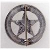 Image 2 : OLD WEST TEXAS RANGER COWBOY LAW BADGE - SILVER CUT OUT PESO