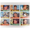 Image 1 : LOT OF 9 1960 TOPPS BASEBALL CARDS