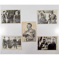 LOT OF 5 GERMAN NAZI DICTATOR ADOLF HITLER PHOTOS