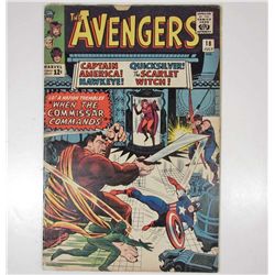 1965 THE AVENGERS NO. 18 COMIC BOOK - 12 CENT COVER