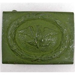 GERMAN NAZI LAND POLICE EM BELT BUCKLE - FOR AN ENLISTED MAN