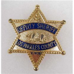 US DEPUTY SHERIFF LOS ANGELES COUNTY CA LAW BADGE