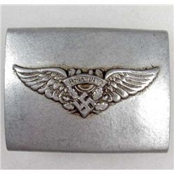 GERMAN NAZI RLB LUFTSHUTZ EM CIVIL DEFENSE BELT BUCKLE - SCARCE
