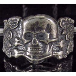 GERMAN NAZI ANTI-PARTISAN RING W/ STERLING MARKINGS