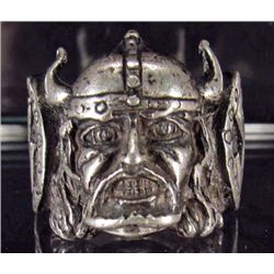 GERMAN NAZI SS VIKING RING - MARKED 'SS 800' FOR SILVER CONTENT
