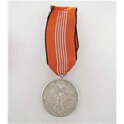 GERMAN NAZI 1936 BERLIN OLYMPICS DECORATION W/ RIBBON
