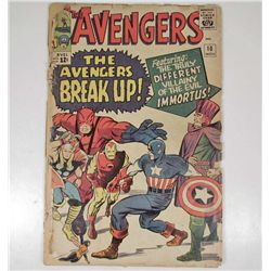 1964 THE AVENGERS NO. 10 COMIC BOOK - 12 CENT COVER