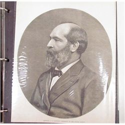 PHOTO ALBUM WITH ANTIQUE EPHEMERA