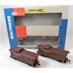 WALTHERS C-30-1 WOOD SOUTHERN PACIFIC CABOOSE - TRAIN - 2 PACK