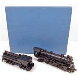 ALCO MODELS BRASS HO TRAIN & TENDER - ROK-AM -  SP - MK-6 - 2-8-2