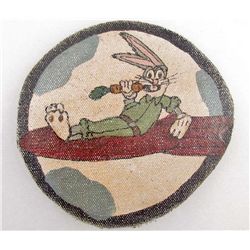 USAAF WW2 ARMY AIR CORPS BUGS BUNNY SQUADRON PATCH - CANVAS