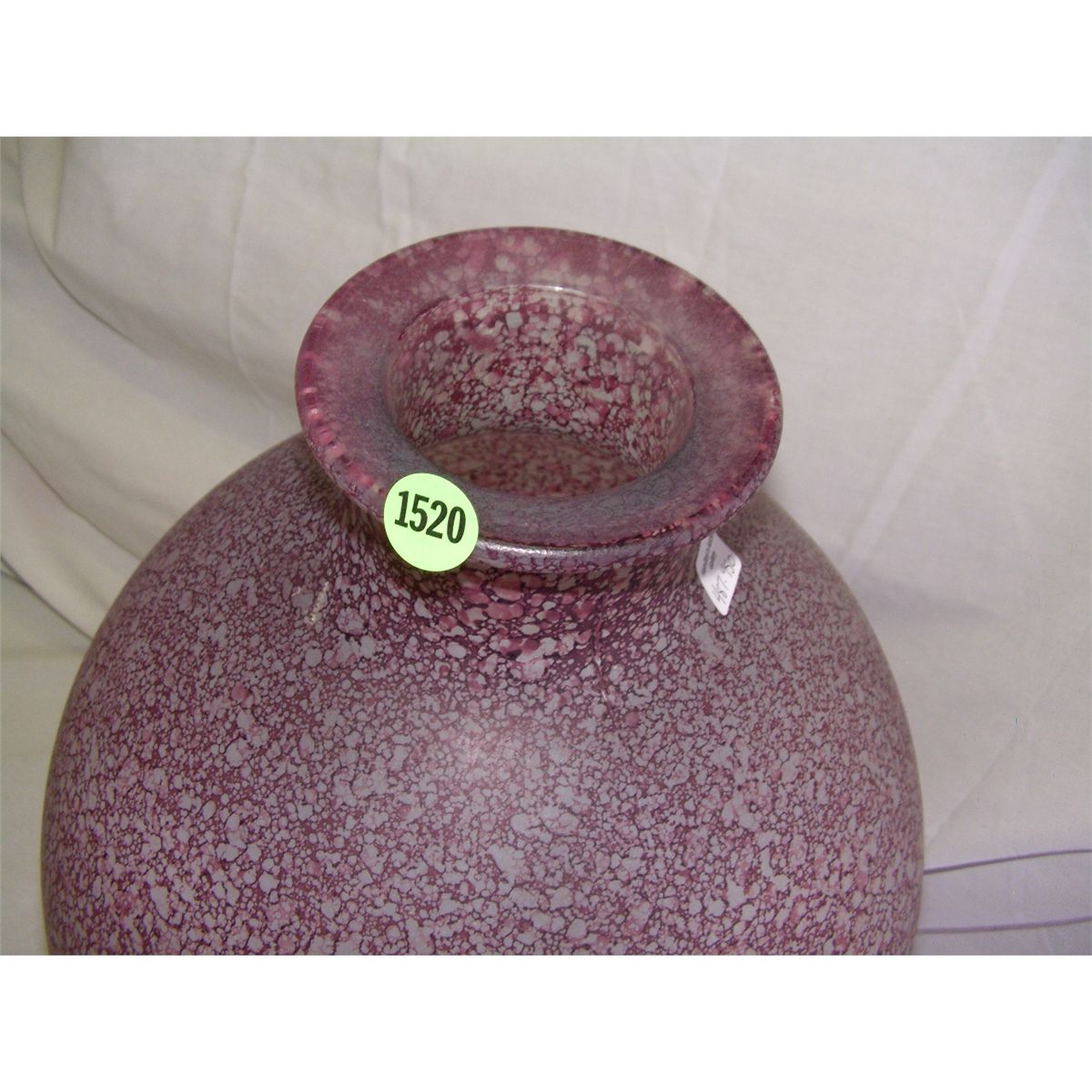 large art deco glass vase made in Spain