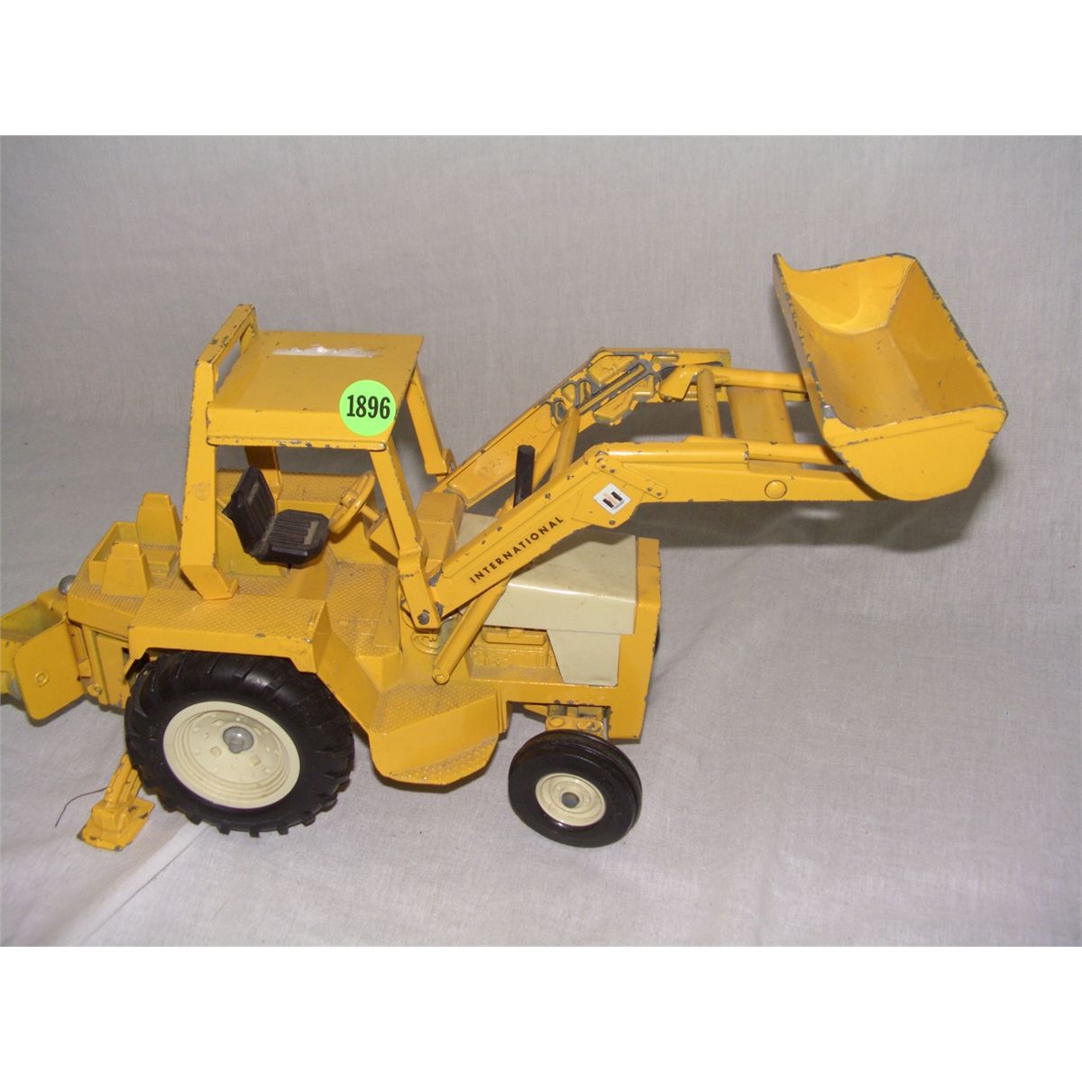 metal toy international backhoe