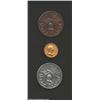 Image 1 : An Uncertified group of (3) Washington Pieces, including: 1832 Birth Centennial MS63, Baker-160D, co