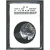 Image 1 : 1999-P 25C Connecticut Quarter--Triple Struck on Aluminum Scrap--MS62 ANACS.