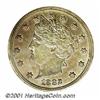Image 1 : 1882 5C Liberty Head Five Cents, Judd-1690, Pollock-1892, R.