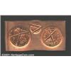 Image 1 : Canceled Carson City Morgan Dollar and Dime Die Struck on Copper Strip.
