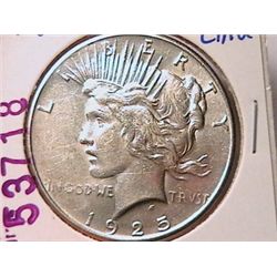1925 Peace Dollar AU50