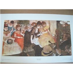 Edgar Degas "Cabaret" (1875) Lithograph, 24"x32"