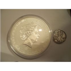 1KG- 32.15 Troy Oz's .999 Pure Silver Australian $30 Kookaburra