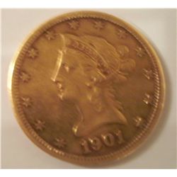 1901-S $10 Gold Liberty Head, XF