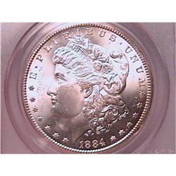 1884-CC Morgan Dollar Choice MS64 PCGS