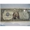1928 AU Blue Seal $1 Funny Back Silver Certificate