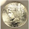 Image 1 : 1922 Brilliant Uncirculated Silver Peace Dollar