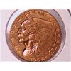 Image 1 : 1908 $2 1/2 Gold Indian Gold Piece AU