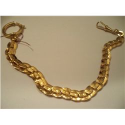 18K Gold Plated Pocket Watch Chain