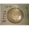 1898 Barber Silver Half Dollar