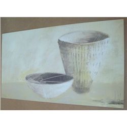 Sian Lester "Study in Green II" Lithograph