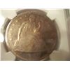 1871 Sitting Liberty Silver Dollar, NGC Graded AU-53