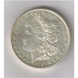 1897 BU  MORGAN SILVER DOLLAR