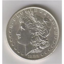 1883-O MORGAN SILVER DOLLAR WITH MINT ERROR