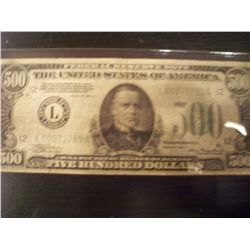 1934-A $500 Note