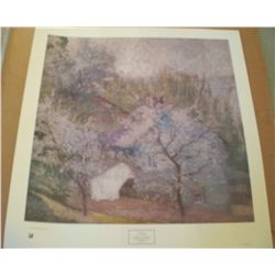 Daniel Garber "Cherry Blossoms" Lithograph