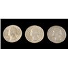 Image 1 : 3 Gem UNC Dif Date Washington Quarters 1945, 63-D, 64-D