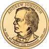 Image 2 : 1 UNC Bank Roll 2011 Andrew Johnson Presidential Dollar
