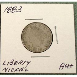 1883 Liberty V Nickel -Very High Grade