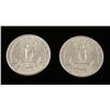 Image 2 : 2 GEM Uncirculated 1943 and 1944 Washington Quarters