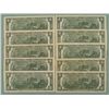Image 2 : 10 1976 $2 Dollar Bills Notes Mint Mark B New York