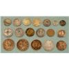 Image 1 : Lot of 18 Early Date Coins From 17 Different Countries