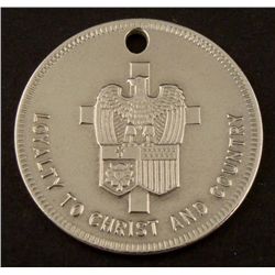 WWII Lutheran Medal In Case of Need Notify Chaplin